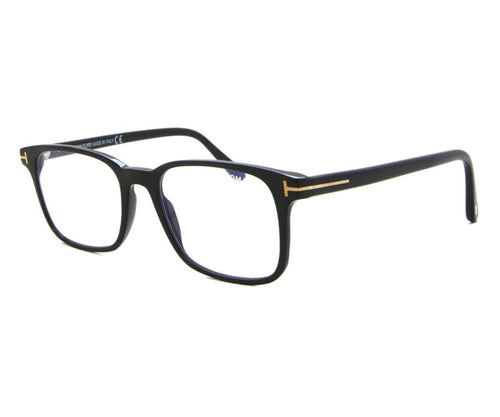 Tom Ford FT5831-B 001 Shiny Black Square Eyeglasses