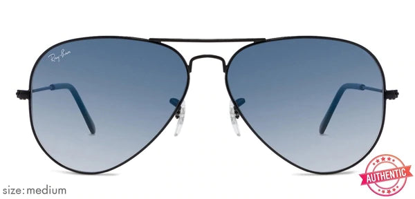 RB 3025 002/3F AVIATOR LARGE METAL 2N