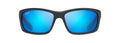 Matte Translucent Blue Black with Stripe  Blue Hawaii