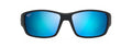 Soft Black with Sea Blue and Grey  Blue Hawaii