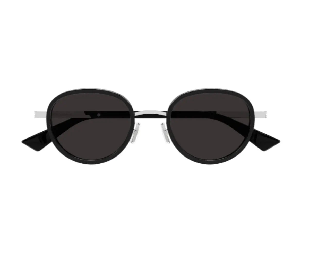 Black sunglasses on a white background