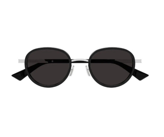 Black sunglasses on a white background