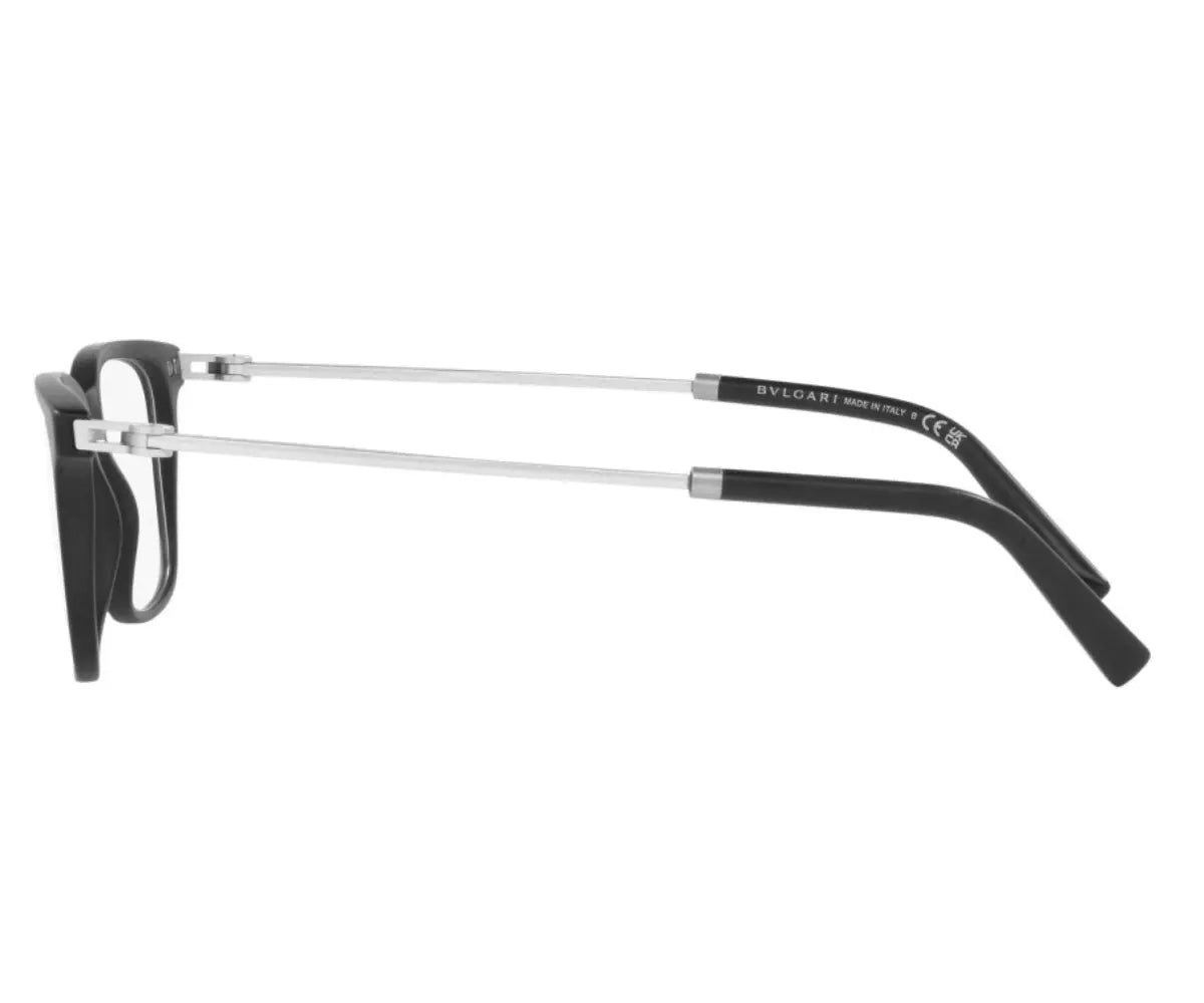 Black sunglasses with a brand logo on a white background