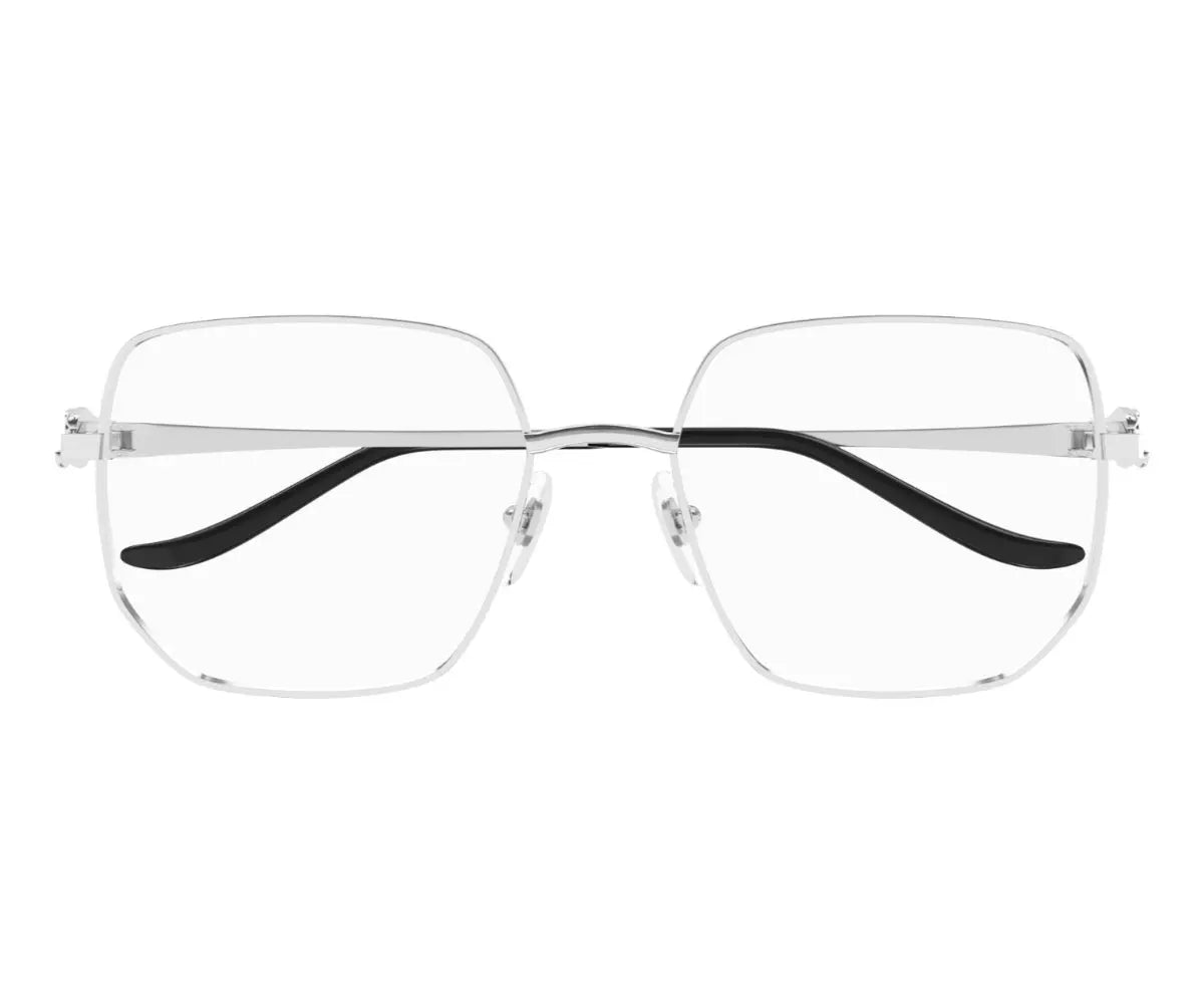 Gold-framed eyeglasses on a white background