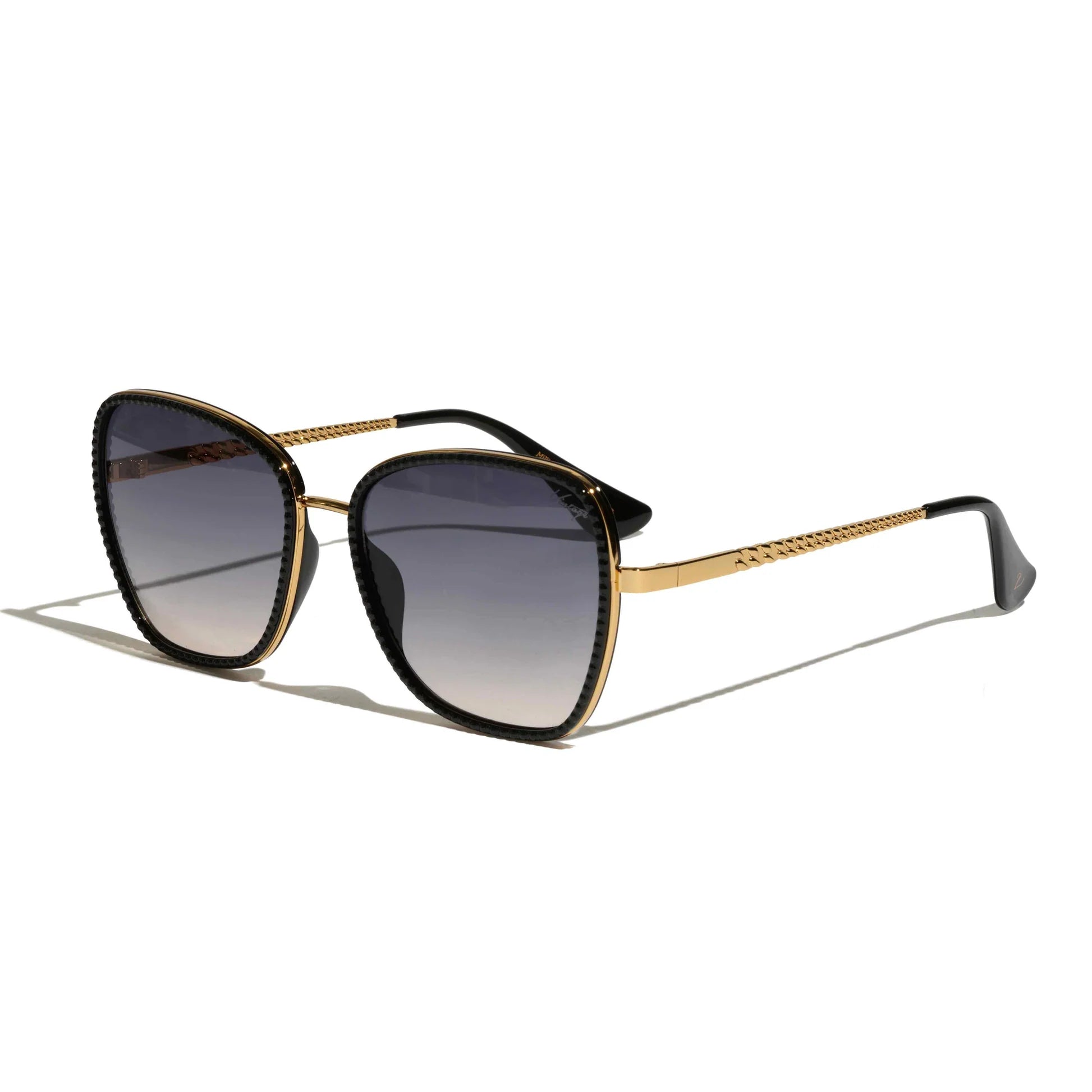 Fleur – Unisex Nickel Metal Sunglasses VINTAGE