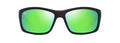 Matte Black / Green  MAUIGreen®