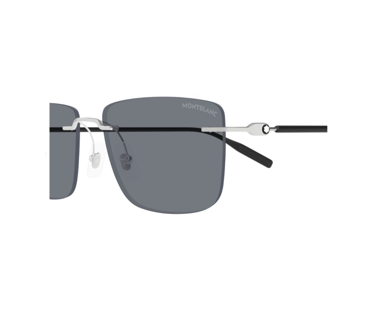 Sunglasses with a visible brand logo on a white background