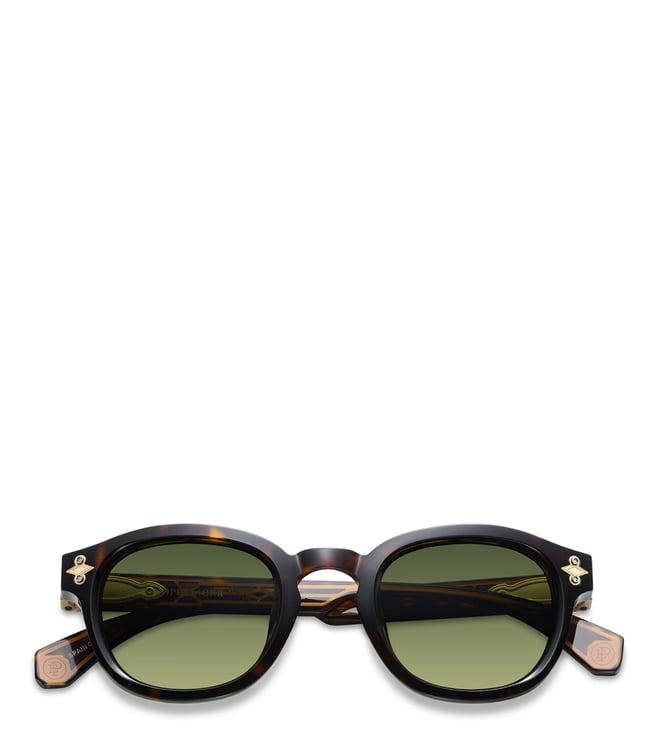 Etnia Barcelona Green UV Protected Oval Unisex Sunglasses 5VERDAG48SHV
