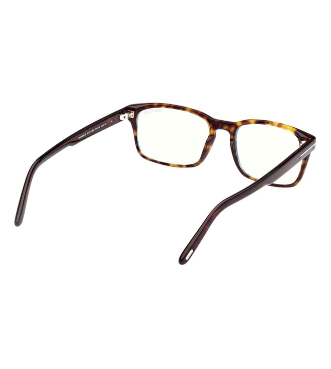 Tom Ford FT5938-B 052 Dark Havana Rectangular Eyeglasses