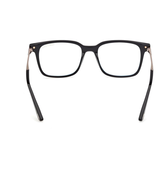 Tom Ford FT6124-B 001 Shiny Black Square Eyeglasses