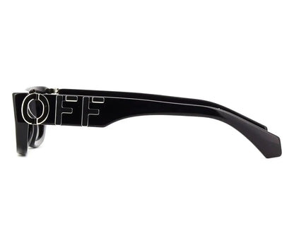 Black sunglasses with 'OFF' logo on a white background