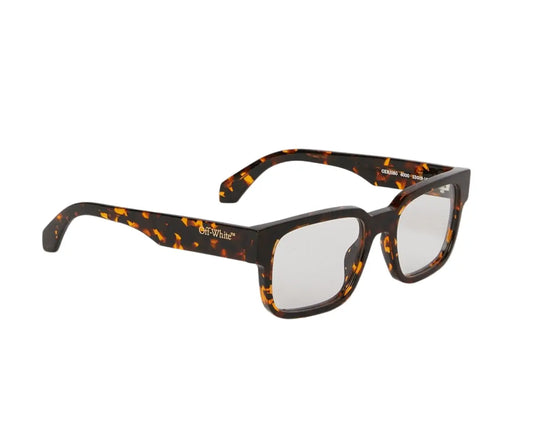 Sunglasses with tortoiseshell frame on a white background