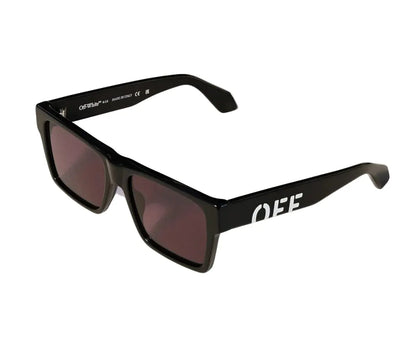 Black sunglasses with 'OFF' logo on a white background