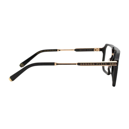 Clear eyeglasses on a white background
