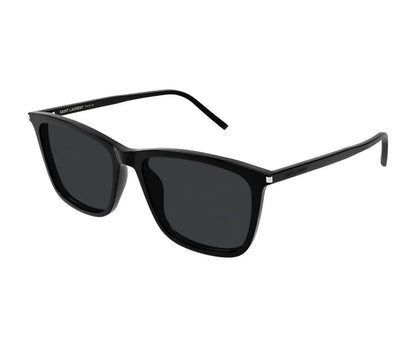 Black sunglasses on a white background