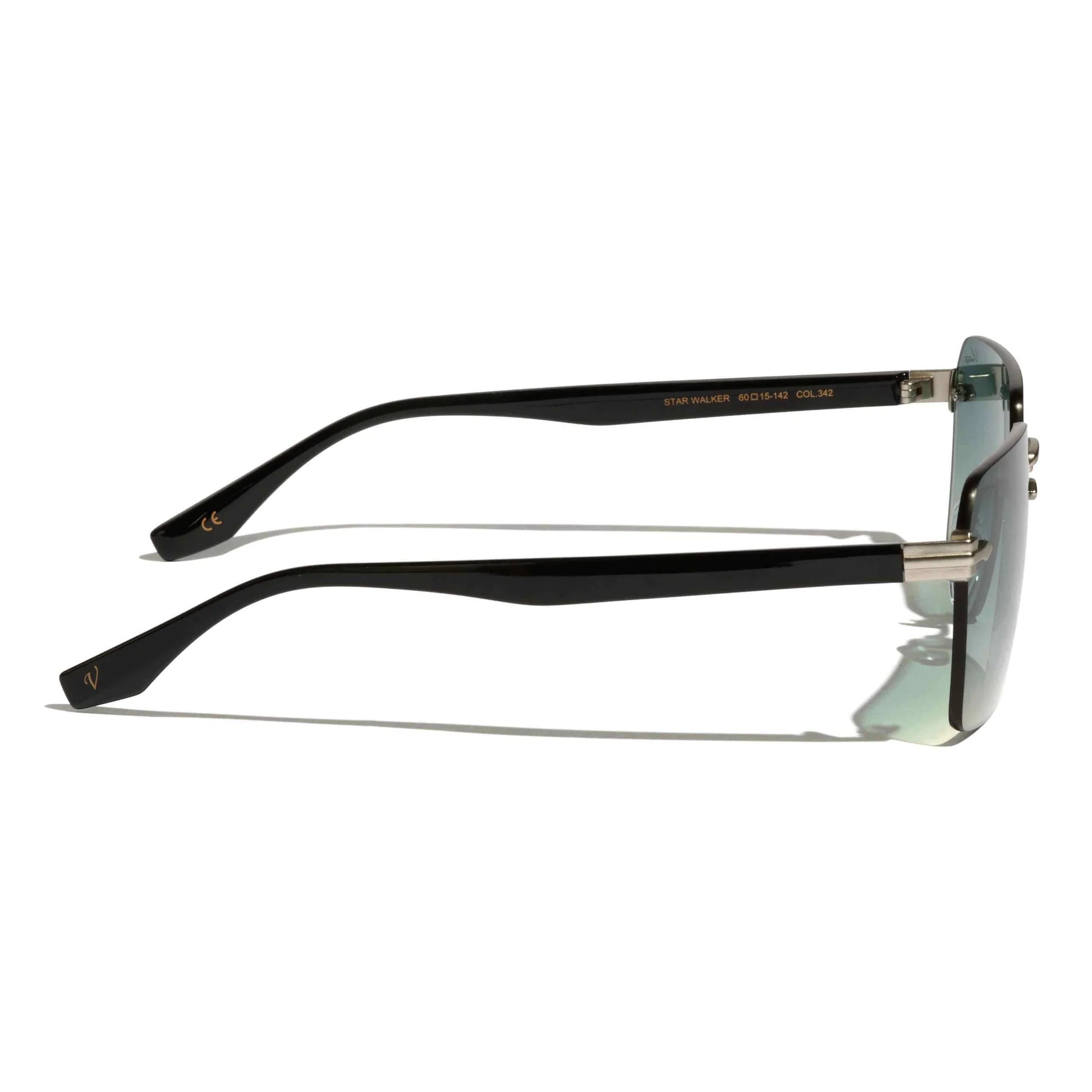Star Walker – Unisex Oversized Nickel Metal Sunglasses VINTAGE
