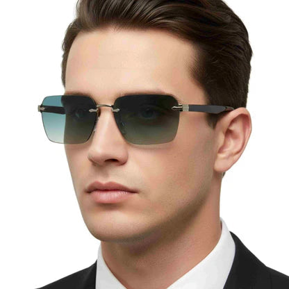 Star Walker – Unisex Oversized Nickel Metal Sunglasses VINTAGE