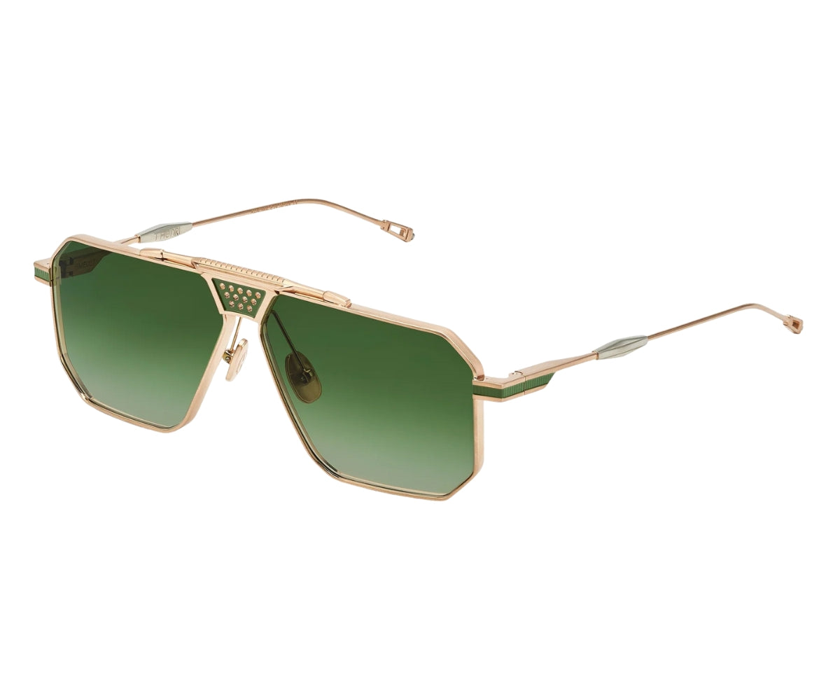 Black sunglasses with a white background