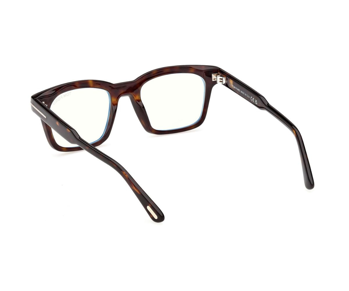 Tortoiseshell eyeglasses on a white background