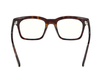 Tortoiseshell eyeglasses on a white background