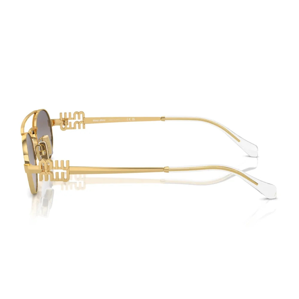 Miu Miu 54ZS 5AK/30C Gold Sunglasses