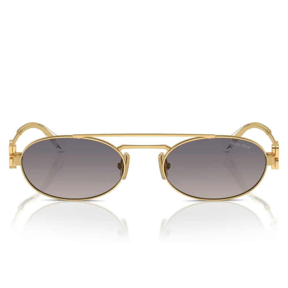 Miu Miu 54ZS 5AK/30C Gold Sunglasses