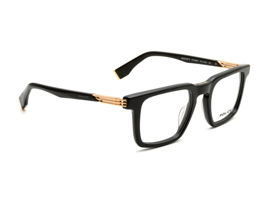 Police VPLR69K Mercury 5 0700 Shiny Black Men’s Eyeglasses