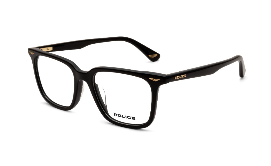 Police VPLU60 COL.0700 Black Eyeglasses