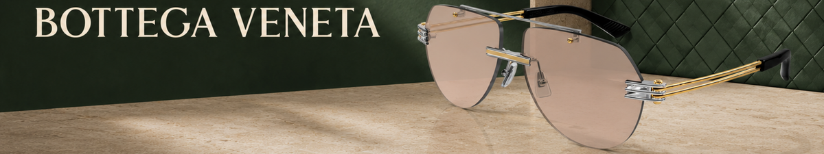 Bottega Veneta BV1342S 002 luxury eyewear collection banner