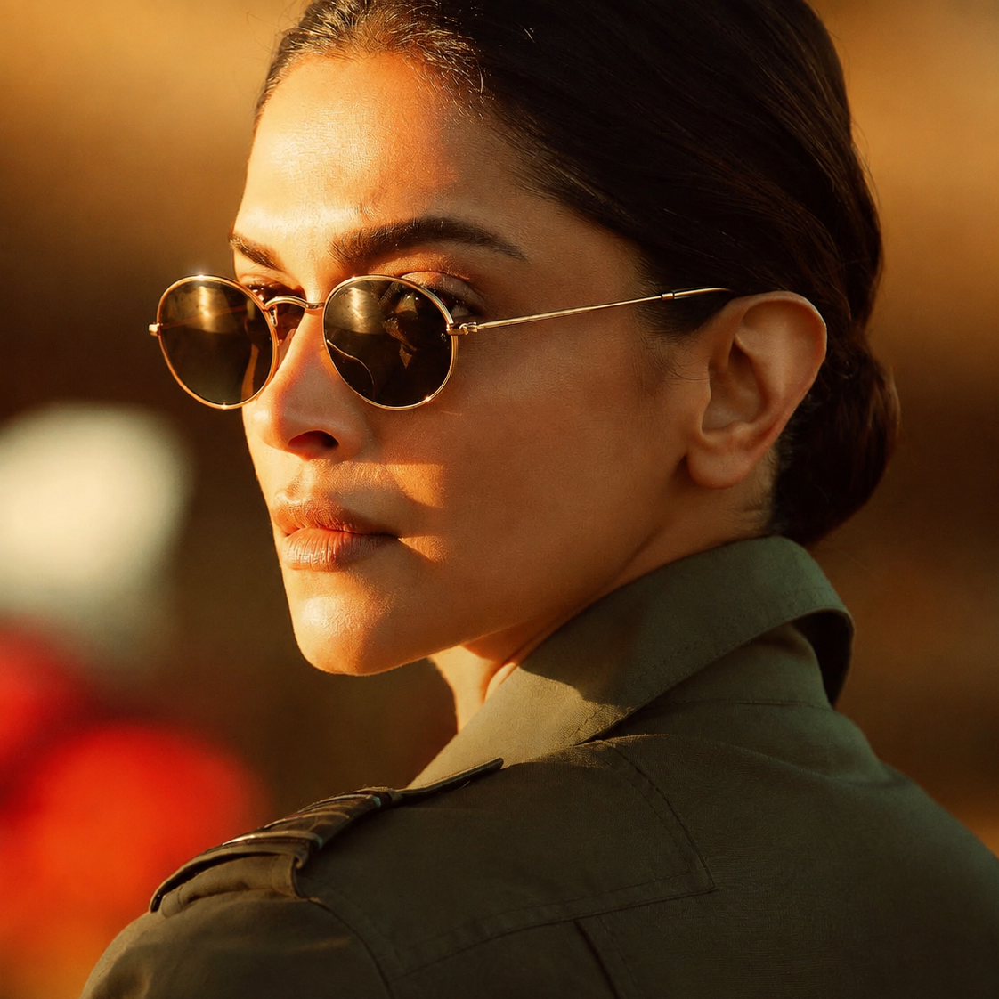 Celebrity wearing premium eyewear